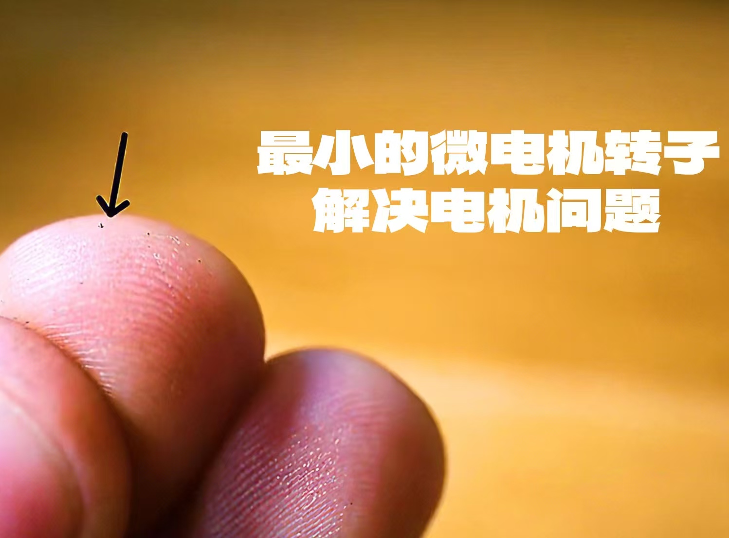 世界上最小的微电机转子，可以帮助微型无人机摆脱束缚