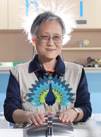 头发开屏