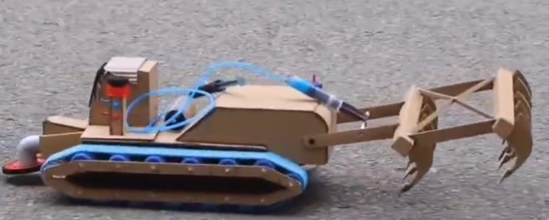 自制简易拖拉机