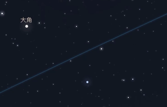 4月天刚黑出现在东方天空的最亮星是什么星
