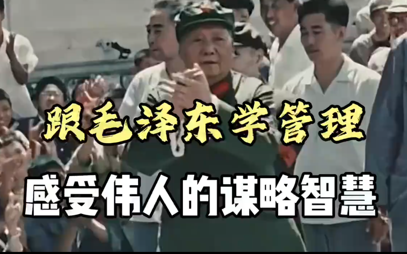 跟毛泽东学管理，感受伟人的谋略智慧！